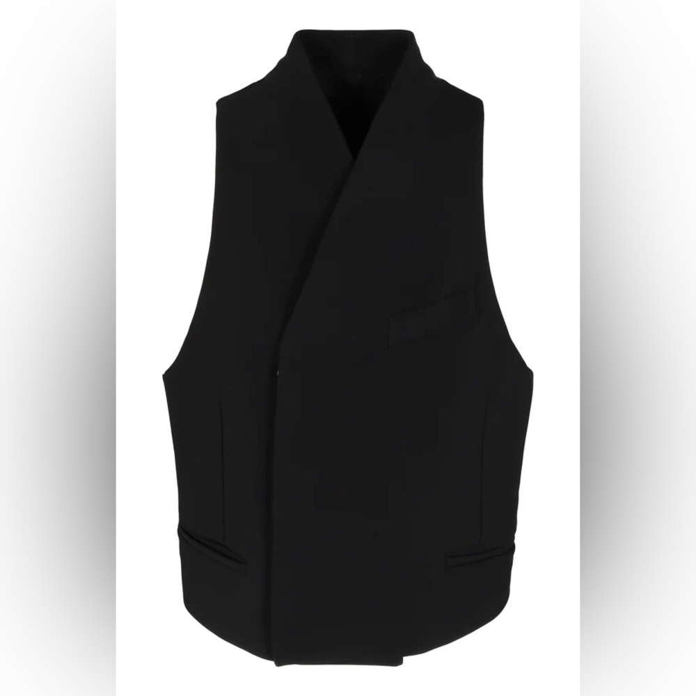 Ferragamo - Men Double breasted slim fit waistcoat
